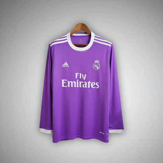 16/17 Real Madrid Away Long Sleeve Kit