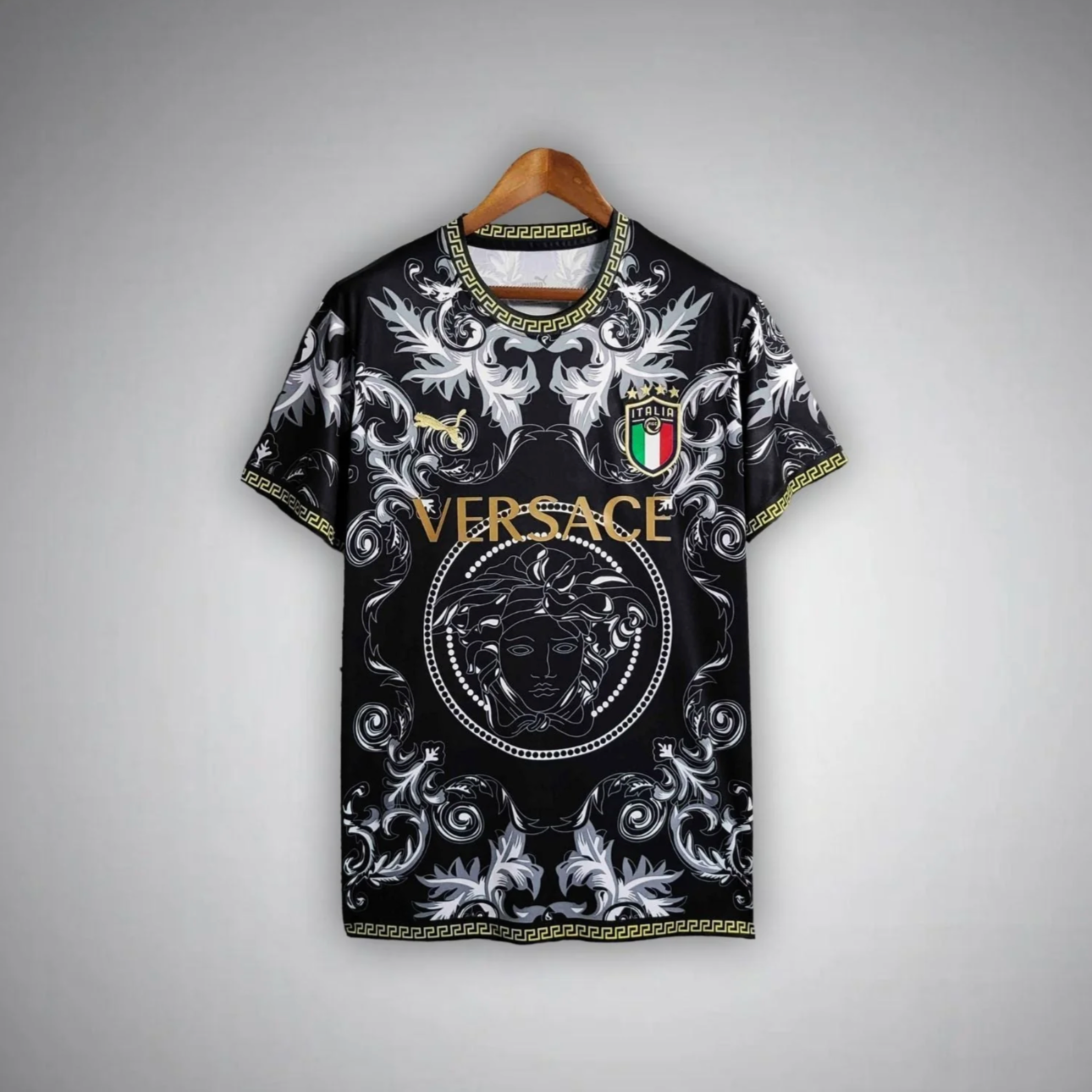 Italy "Versace" Premium Black Kit